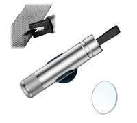 beamlab Life Hammer : Marteau de Secours 2 en 1 + Coupe-Ceinture, Casse-Verre de qualité pour Voiture et Maison,Silber*1-12 * 8 * 3.5cm