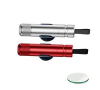 Beamlab Marteau d'évasion et Coupe-Ceinture - 2-en-1 Brise-Verre, Robuste, pour Terre et sous-Marin,Silver+Red