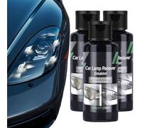 BeamRevive Car Lamp Recover Emulsion, BeamRevive Elimination of Oxidation Polishing & Apply Turn Cloudy Headlights Into Crystal Clear Vision Long-Lasting Protection for All Headlights (3pcs)