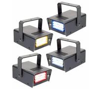 BeamZ 4 Mini Strobo por LED RYBW