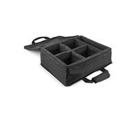 BeamZ AC-460 - Valise Souple Professionnelle pour 4 Projecteurs Noir, 390x350x220mm, Idéal pour Les DJ Mobiles