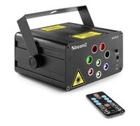 Beamz Acrux Laser 4x LED RGBW avec 4 lasers