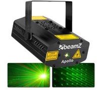 BeamZ Apollo Laser Rouge Vert Multipoints Noir