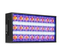 BeamZ Attack Combi Strobe CW+RGB 3 en 1 LED Stroboscope Blinder & Wash, DMX DJ Effets de lumière 664 LED (RGB + blanc froid/chaud), lumière de scène et lumière de fête - Noir