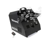 BeamZ B2500 Machine à Bulles, Double Roue pour Beaucoup Plus de Bulles, Puissance 100W, Poignée de Transport, Télécommande sans Fil, Idéale pour Amuser les Enfants ou pour les Mariages