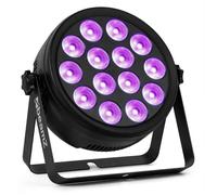 BeamZ BCC165 - FlatPAR LED RGBWA-UV 14x 4W Extra Plat avec Télécommande - Projecteur PAR LED DJ avec Effet UV pour Soirées