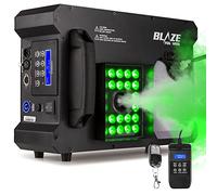 BeamZ BLAZE1200 Machine à Fumée Verticale et Horizontale RGBA - 1200 Watts, 24 LEDs de 4W, Réservoir 2,8L avec Indicateur, Modes DMX ou Autonome, Idéale pour Créer Vos Soirées DJ ou Concerts