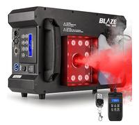 BeamZ BLAZE800 Machine à Fumée Verticale et Horizontale RGBA - 800 Watts, 12 LEDs de 4 Watts, Réservoir 2,8L avec Indicateur, Modes DMX ou Autonome, Idéale pour Créer de l'Ambiance Visuelle