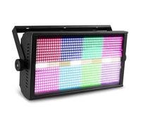 BeamZ BS960 Stroboscope LED SMD RGBW - Combo Strobe et Éclairage d'ambiance, Blinder, Wash, 16 Segments Contrôlables, DMX, Modes Auto, Alimentation Daisy Chain, Idéal pour les Spectacles et Scènes
