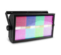 BeamZ BS960 Stroboscope LED SMD RGBW - Combo Strobe et Éclairage d'ambiance, Blinder, Wash, 16 Segments Contrôlables, DMX, Modes Auto, Alimentation Daisy Chain, Idéal pour les Spectacles et Scènes