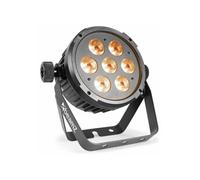 BeamZ BT280 - Projecteur FlatPAR, 7x LED RGBAW-UV, 10W par LED avec Télécommande Noir