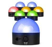 BeamZ BTL32 - Pack de 8 lampes LED RGBW 8W sans fil WDMX rechargeables - Éclairage événementiel DJ, mariage, réception