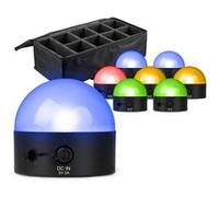 BeamZ BTL32 - Pack de 8 - Lampes Magnétiques de Table RGBW WDMX Rechargeables - Éclairage Pro | Sac de Transport Inclus