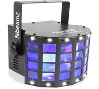 BeamZ Lighting Projecteur Butterfly avec Stroboscope – 3x LED RVB 3W, 14 LED, Plug & Play