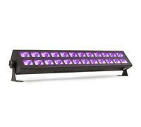 Eclairage et jeux de lumière Beamz BUV2123 Barre LED Lumière Noire UV - 24 LEDs, Soirée Fluo / Halloween, Fixation Mur et Plafond
