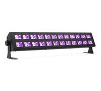 BeamZ BUV2123 Barre LED Lumière Noire UV - 24 LEDs, Soirée Fluo/Halloween, Fixation Mur et Plafond, Inclinaison Réglable, Idéale pour les DJs Mobiles, Bowlings, Soirées Halloween