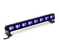Beamz BUVW83 Barre Éclairage LED 8x 3 W UV/BC 2 en 1 30 W Plug & Play silencieuse