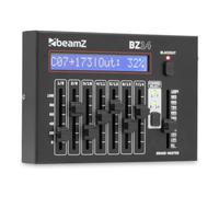 BeamZ BZ14 Mini Contrôleur DMX 2x 7 Canaux pour Éclairage LED | Contrôleur DMX compact avec 14 canaux, 12 scènes programmables et contrôle manuel, idéal pour DJ et petites installations