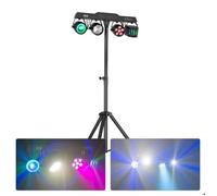 BeamZ CLS Triton Party Bar Jeu de Lumière DJ 4 Effets RGBW avec Stroboscope, Télécommande et Pied