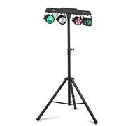 BeamZ CLS Triton Party Bar Jeu de Lumière DJ 4 Effets RGBW avec Stroboscope, Télécommande et Pied