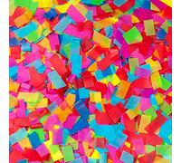Beamz CNF1 Confettis Multicolores pour Lance Confettis - 1kg, Décoration Anniversaire, Mariage, Chute Lente, Résistant au Flammes, Idéale pour les Mariages et Fête d'Anniversaire