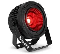 Beamz COB50 Éclairage de soirée DJ - Projecteur lumiere LED - effet stroboscope - 9 canaux DMX - noir Noir