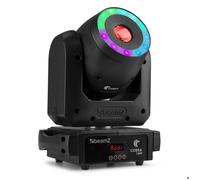 BeamZ Cobra 100R Lyre LED Motorisée Beam avec Anneau LED RGB- 100 Watts, Gobo fixe + roue de couleurs