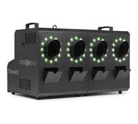 BeamZ Cyclone400 Machine à Fumée et à Bulles 2-en-1 avec 48 LEDs RGBW, Effets Lumineux et Atmosphériques Spectaculaires