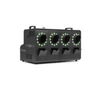 BeamZ Cyclone400 Machine à Fumée et à Bulles 2-en-1 avec 48 LEDs RGBW, Effets Lumineux et Atmosphériques Spectaculaires