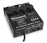 BEAMZ - DMX004DII - Boitier de commutation DMX X512 4 canaux