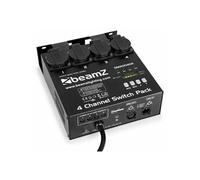 BeamZ Lighting Contrôleur DMX DMX004DII – 16 programmes intégrés, vitesse de poursuite réglable, noir