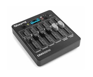 BeamZ DMX65W - Contrôleur DMX avec Batterie, 30 Canaux, Affichage OLED, Très Facile d'Utilisation, Idéal pour Contrôler les Effets Lumineux de vos Soirées