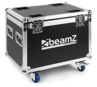 BeamZ FL7 Flightcase pour 2 StarColor720 - Flightcase sur roulettes, avec poignées, finitions solides Noir