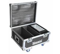 BeamZ Flightcase FL2 - Flightcase pour 2 BeamZ Star-Color, Robuste et Pratique, avec roulettes et Poignées, Idéal pour DJ Mobiles