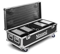 BeamZ Flightcase FL4 - Flightcase pour 4 Star-Color, Robuste et Pratique, avec roulettes et Poignées, Idéal pour DJ Mobiles