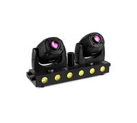 BeamZ Fuze - Double Lyre LEDs sur Barre LEDs RGBW - 6x15W + 2x75W RGBW, DMX, Gobos, Mode Son, Stroboscope, Écran de Contrôle LCD, Idéal DJ, Événements, Spectacles