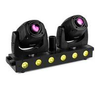 BeamZ Fuze - Double Lyre LEDs sur Barre LEDs RGBW - 6x15W + 2x75W RGBW, DMX, Gobos, Mode Son, Stroboscope, Écran de Contrôle LCD, Idéal DJ, Événements, Spectacles