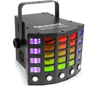 BeamZ Gobo Derby - Jeu de lumière avec UV et Stroboscope avec télécommande