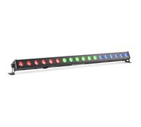 Beamz LCB183 - Barre Lumineuse avec LED, 3,7, 12 Canaux DMX, Gestion Audio, Entrée/Sortie DMX XLR, Shows Préprogrammés, Idéale pour l’Animation des Fêtes d’Anniversaire ou les Soirées