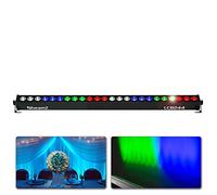 Beamz LCB244 Barre LEDs - 24 x LED RGBW 4 Watts, Fonctionnement via DMX, mode audio, Fonction master/slave, 12 shows préprogrammés, LEDs à intensité réglable et effet stroboscope