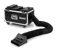 BeamZ LF1500 - Machine à Fumée Lourde Professionnelle DMX, Technologie Ultrason, Parfait pour Mariages, Soirées et Évènements, Diffusion en Continu, avec Flightcase