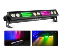 BeamZ LSB340 Barre LEDs Multi Effets - 6 x LED 3 Watts blanc 54 x LED SMD RGB 0.5 Watts Mode DMX ou auto Fonction maitre/esclave