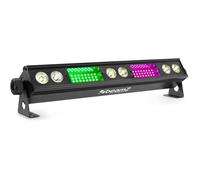 BeamZ LSB340 Barre LEDs Multi Effets - 6 x LED 3 Watts blanc, 54 x LED SMD RGB 0.5 Watts, Mode DMX ou auto, Fonction maitre/esclave