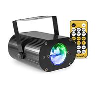 Beamz LWE20 - Lumière Disco LED Multicolore avec Effet d’Ondulation, Télécommande Inclus, Effet Stroboscopique, Microphone Intégré, Idéale pour Animer vos Soirées Entre Amis ou pour Offrir