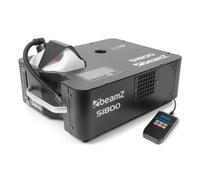 BeamZ S1800 Machine à Fumée 1800 W, DMX, Télécommande 3m, 350 m³ de Fumée par Minute, Position Horizontale ou Verticale, Réservoir Amovible 2,5 L, Idéal pour Concerts, Shows ou Discothèques