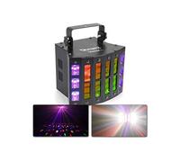 Teufel Stroboscope BeamZ Magic1 Derby – 9x RGBAWP 3W, 6x UV/Blanc, 7 canaux DMX, télécommande IR