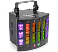 BeamZ Magic2 Derby avec Laser RG et strobe, Disco laser projector & stroboscope, Noir, LED, 9 lampe(s), 3 W, Bleu, Vert, Rose