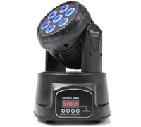 BeamZ MHL74 - Mini Lyre Wash 7x LED RGBW 10W Noir