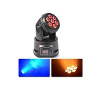 BeamZ MHL74 - Mini Lyre Wash 7x LED RGBW 10W Noir
