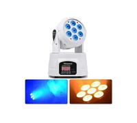 BeamZ MHL74 - Mini Lyre Wash 7x LED RGBW 10W - Blanc